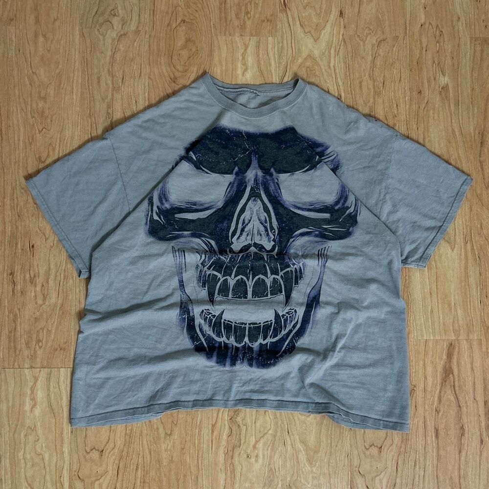 Tapout Men's Grey and Purple T-shirt
